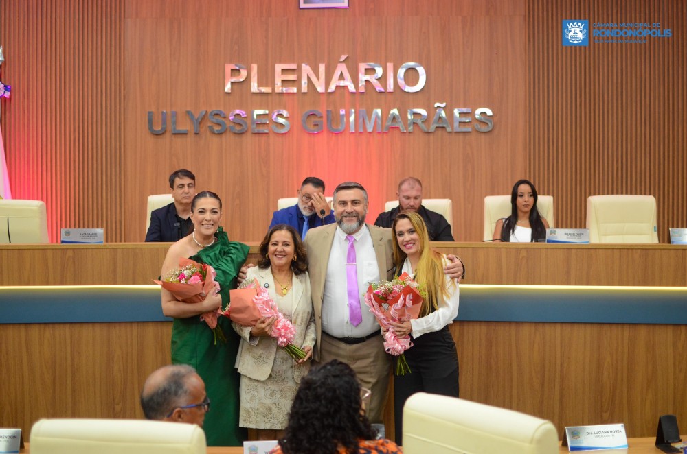 Mulheres são homenageadas durante Sessão Solene